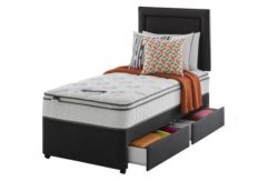 Silentnight - Horton M5 Memory Foam Single 2 Drawer - Divan